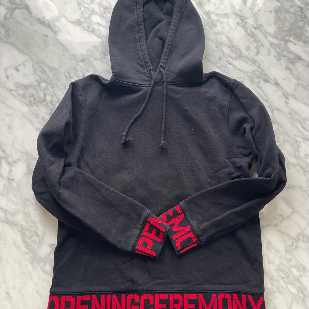 Opening Ceremony Black Hoodie Sweater, size small